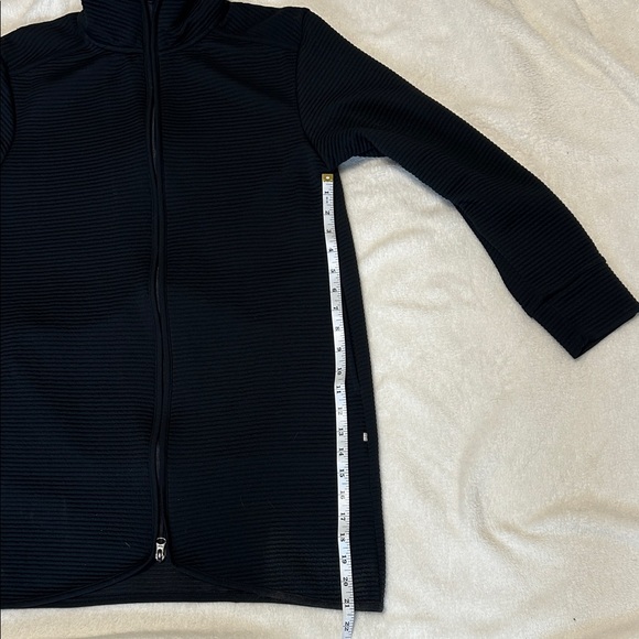 Mondetta Black Ribbed Zip-Up Sweater - Picture 5 of 6
